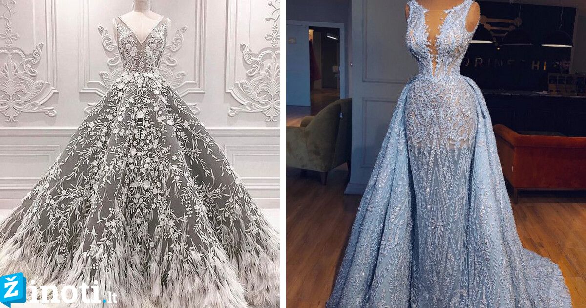 Ne suknelė, o pasaka: 14 nuostabių dizainerio kūrinių