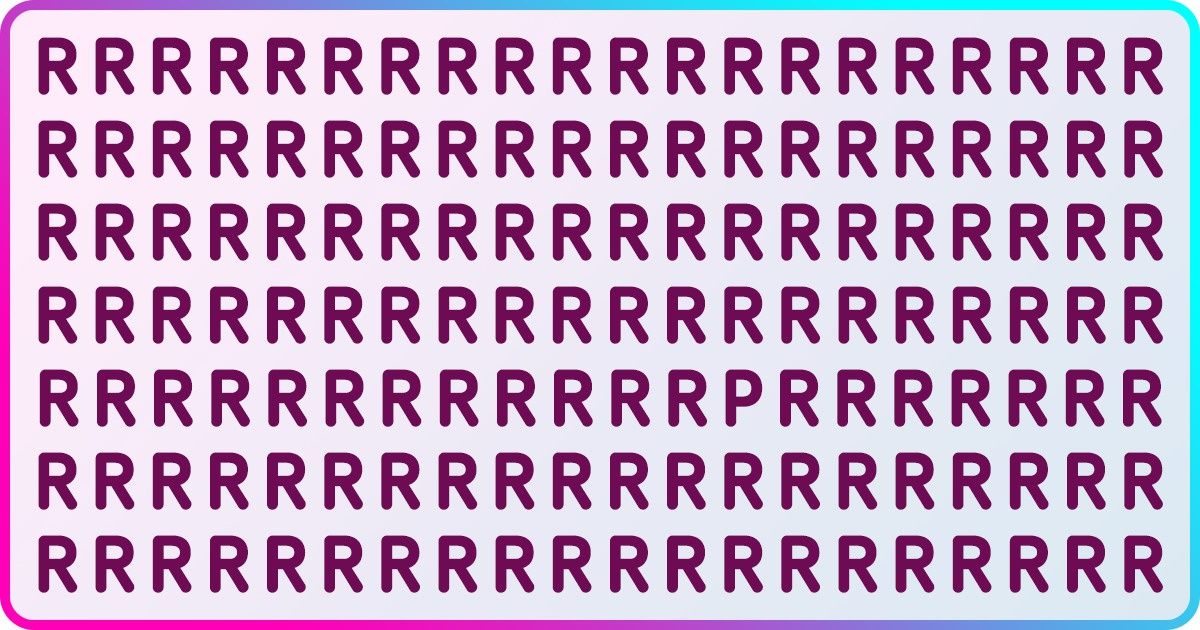 Regėjimo ir atidumo testas: per 5 sekundes suraskite kitokią raidę ar skaičių