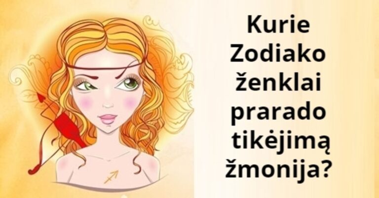 Zodiako ženklai, praradę tikėjimą žmonėmis