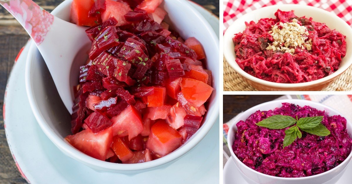 5 burokėlių salotos, kurios padeda numesti svorio