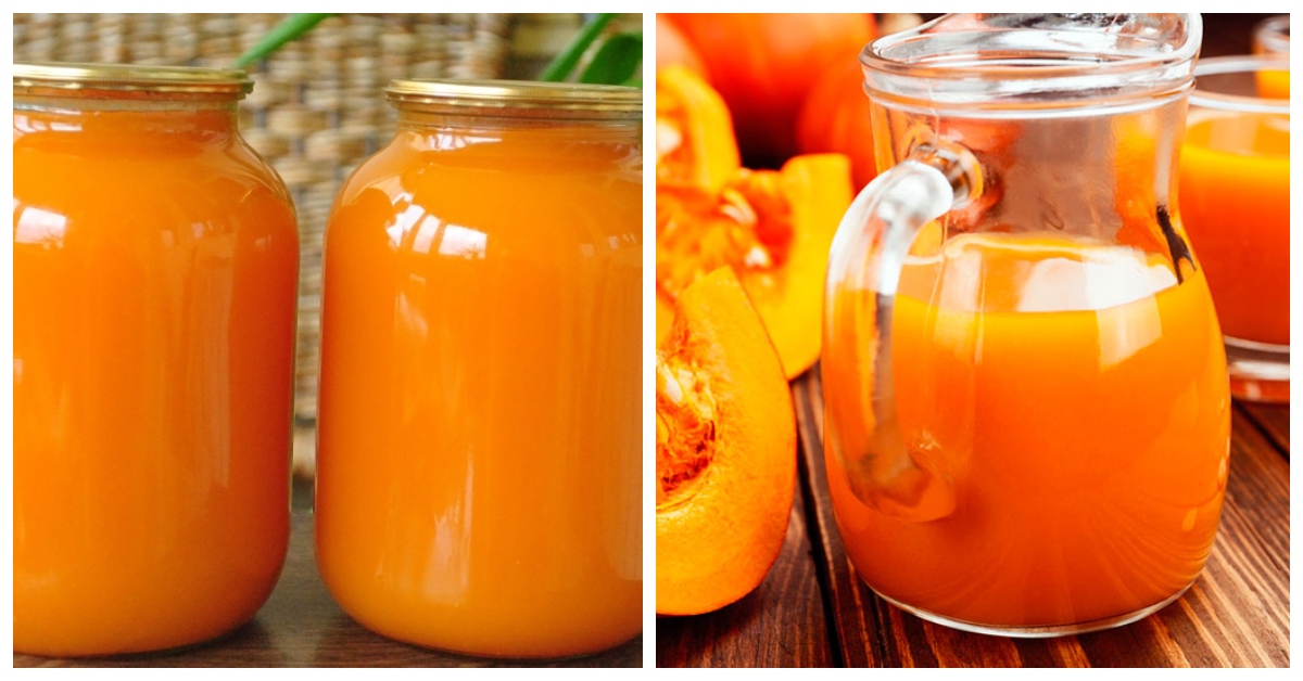 Moliūgų sultys su minkštimu