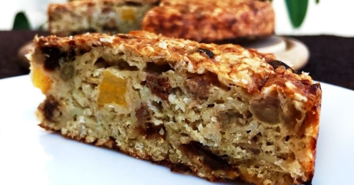 Tinka ir pusryčiams: avižų pyragas be miltų ir cukraus