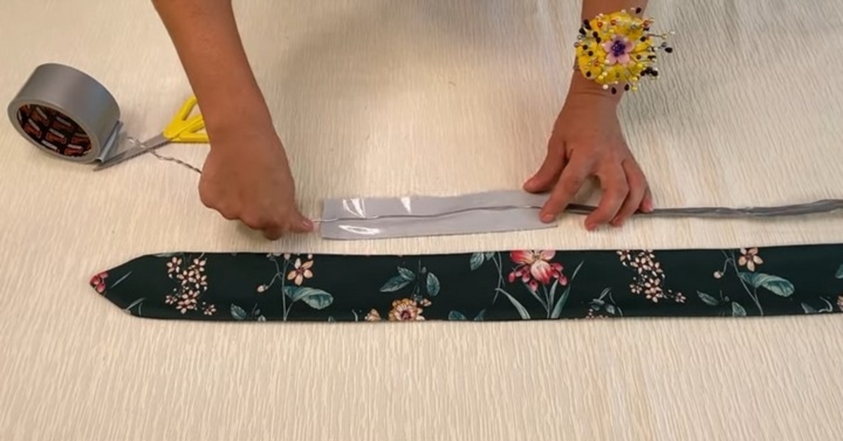 Idėja, kaip pačiai pasigaminti stilingą ir patogų plaukų raištį