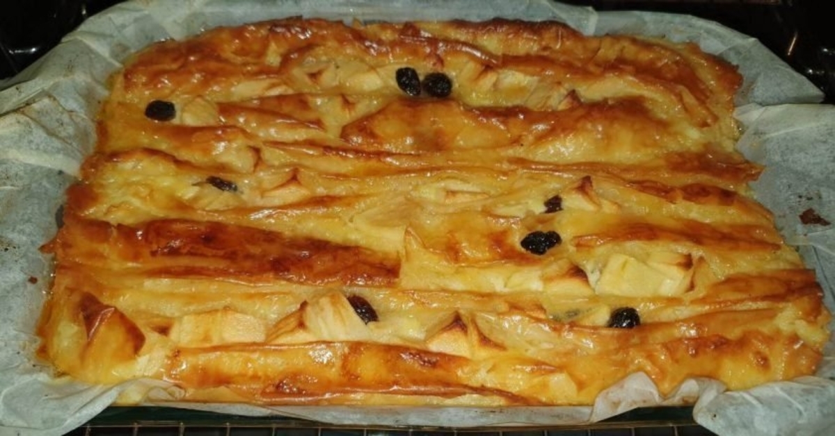 Subtilus graikiškas pyragas iš filo tešlos. Pasimėgaukite