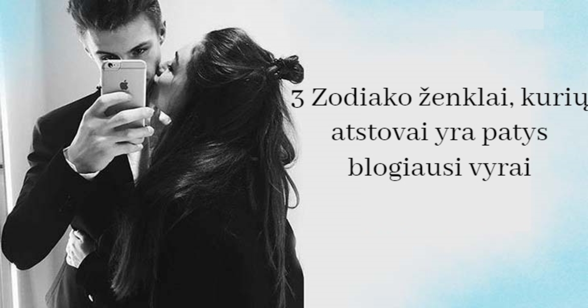 3 Zodiako ženklai, kurių atstovai yra patys blogiausi vyrai
