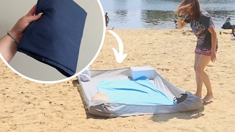 Paplūdimyje būtina turėti paklodę su elastine juosta. Šią gudrybę turėtų žinoti kiekvienas paplūdimio lankytojas!