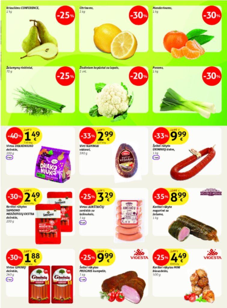 13 savaitės nuolaidos Grūstė