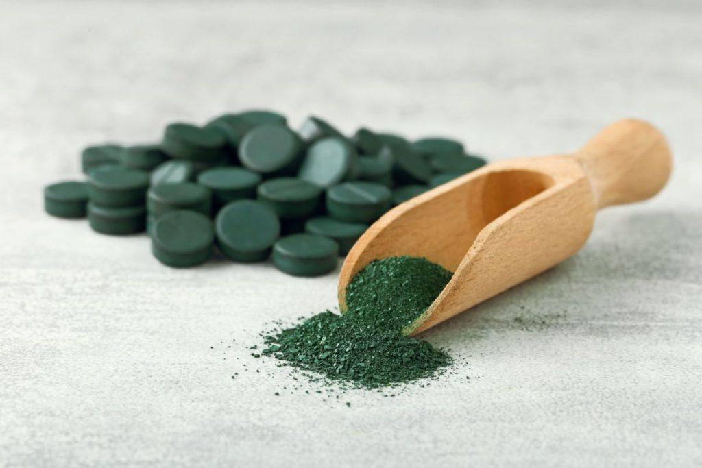 spirulina maisto papildas