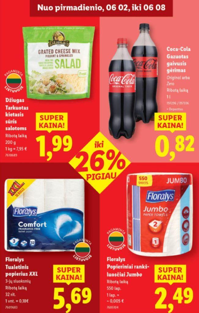 23 savaitės nuolaidos LIDL