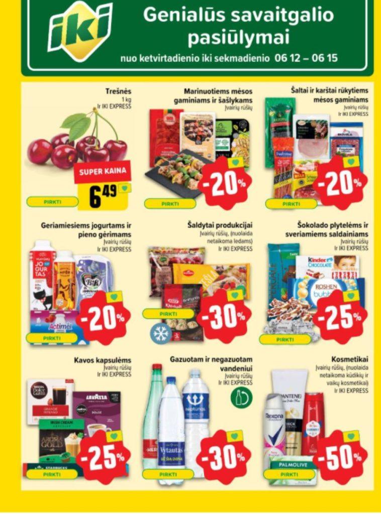 24 sav. savaitgalio akcijos IKI