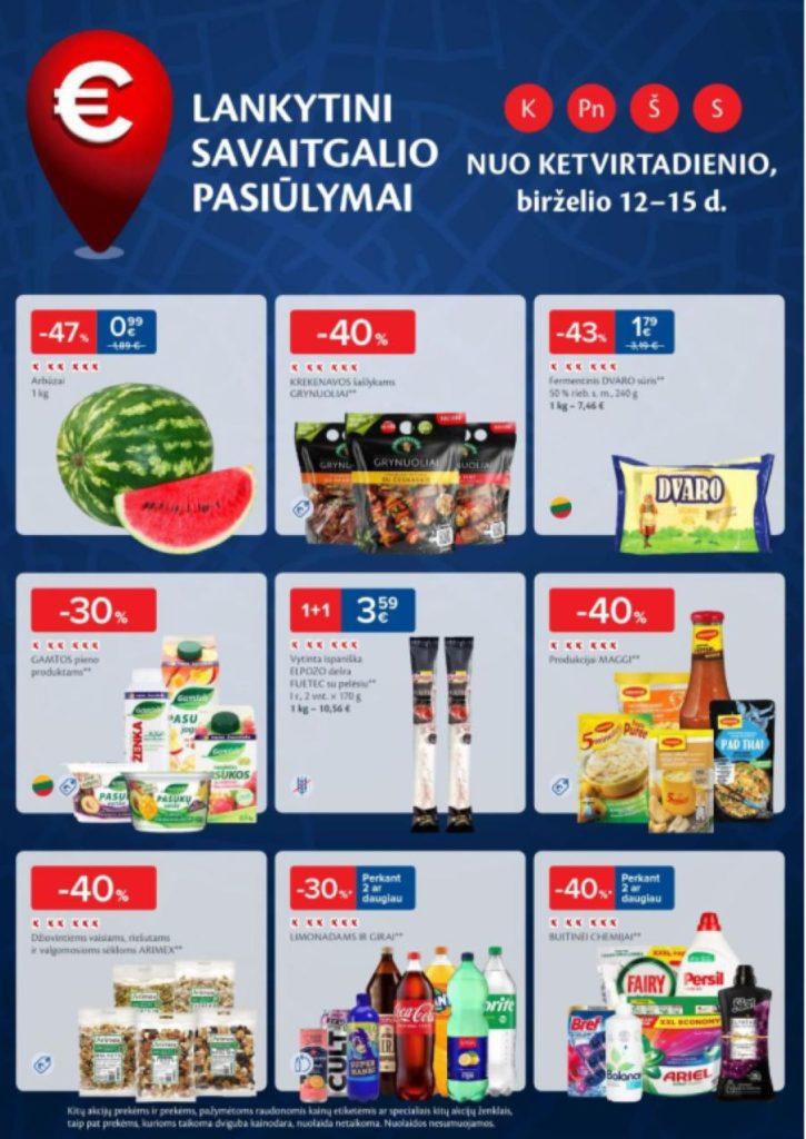 24 sav. savaitgalio akcijos MAXIMA