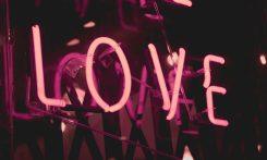 pink Love neon signage