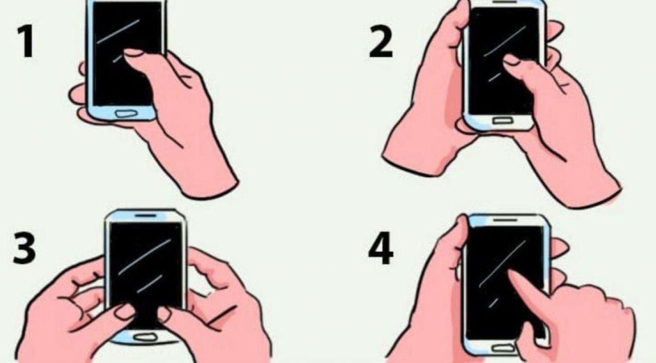 Kaip laikote telefoną? Šis paprastas įprotis atskleidžia jūsų asmenybę