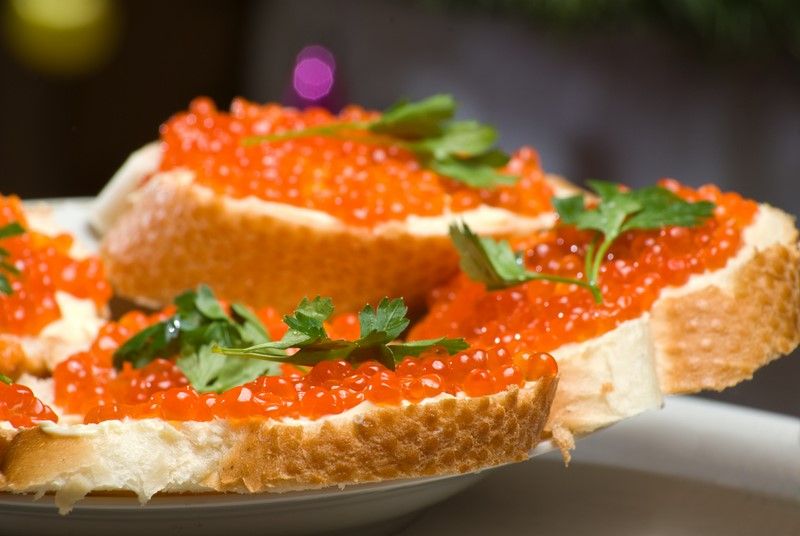 Raudonųjų ikrų užtepėlė