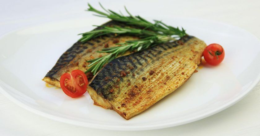 Skumbrė kepta orkaitėje