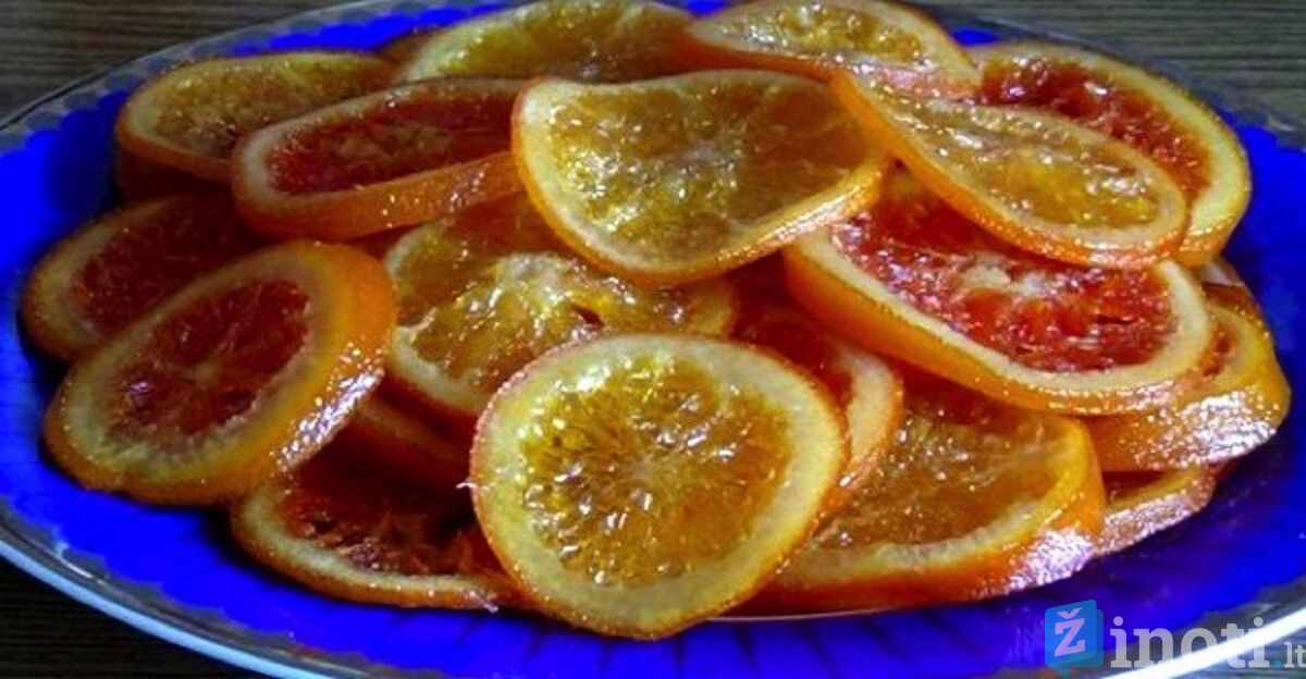 Karamelizuoti apelsinai