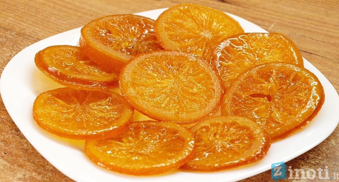 Karamelizuoti apelsinai