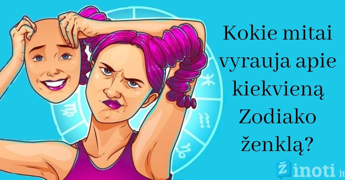 Kokie mitai vyrauja apie kiekvieną Zodiako ženklą?