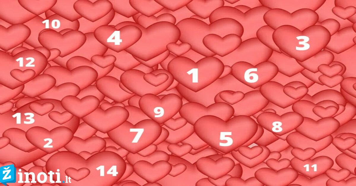 Pasirinkite širdelę ir išsiaiškinkite, kaip jums klostysis meilės reikalai!