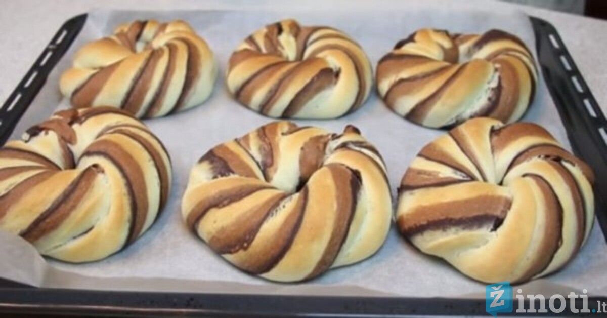 Kakavinės bandelės prie arbatos. Ir gardu, ir gražu!