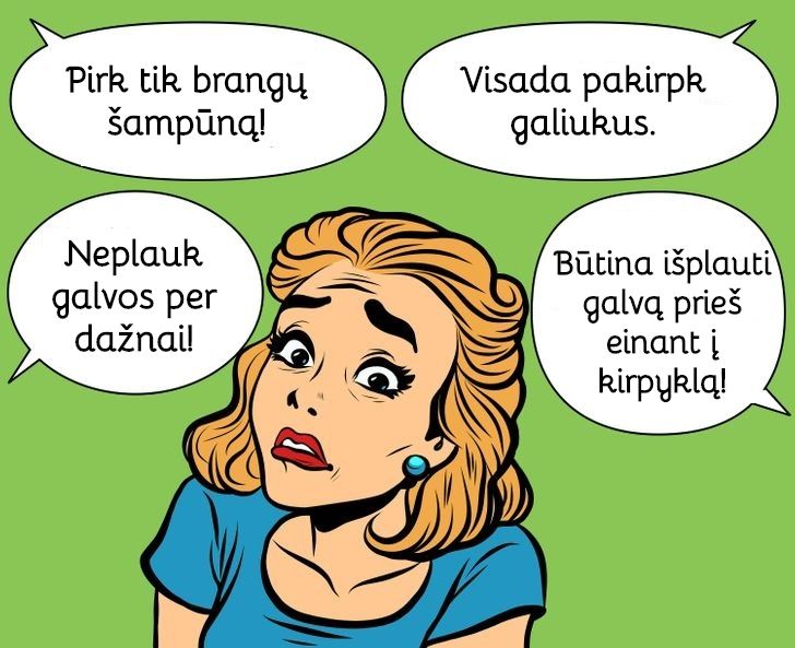 plaukai