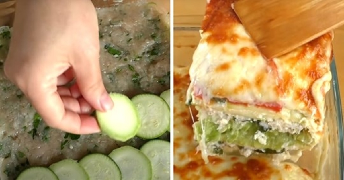 Tobula cukinijų, mėsos ir sūrio užkepėlė. Skonis, kuris nepaliks abejingų!