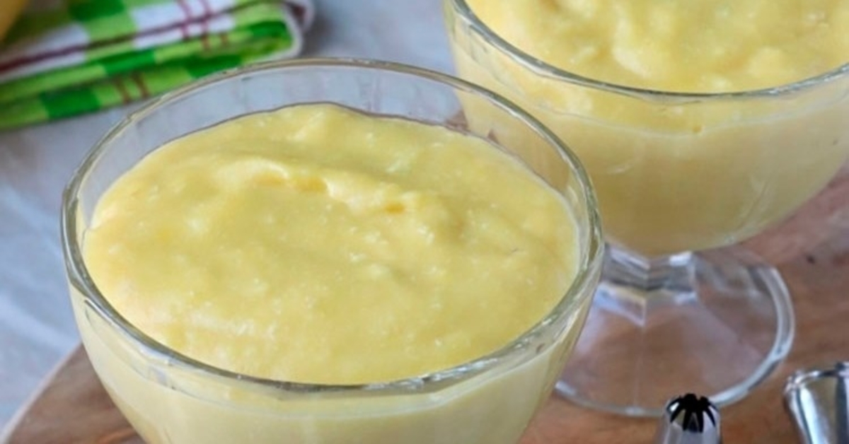 Bananų kremas- aromatingas, subtilus ir labai skanus