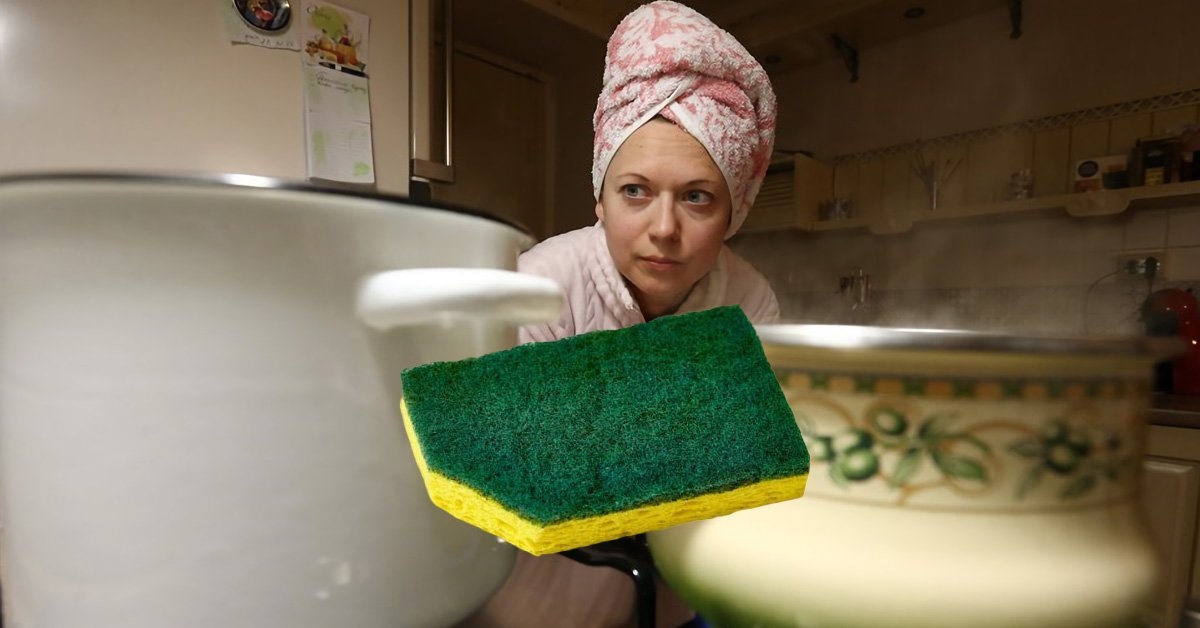 Kempinė su nukirptu kampu ir kiti triukai palengvinantys buitį