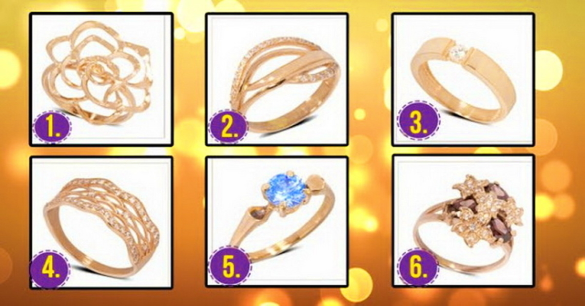 Pasirinkite žiedą ir sužinokite, kokia moteris esate!