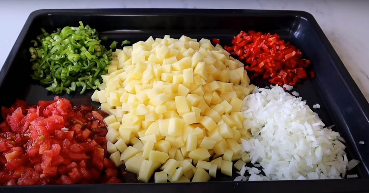 mėsa su daržovėmis
