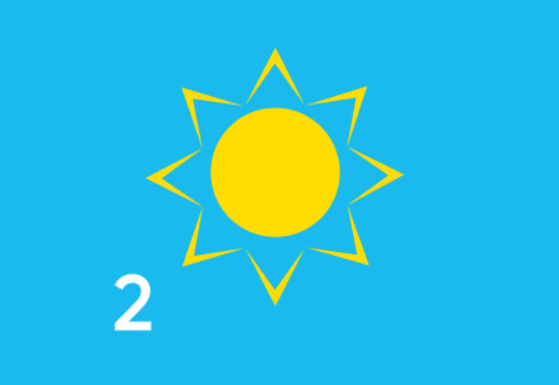 saulę