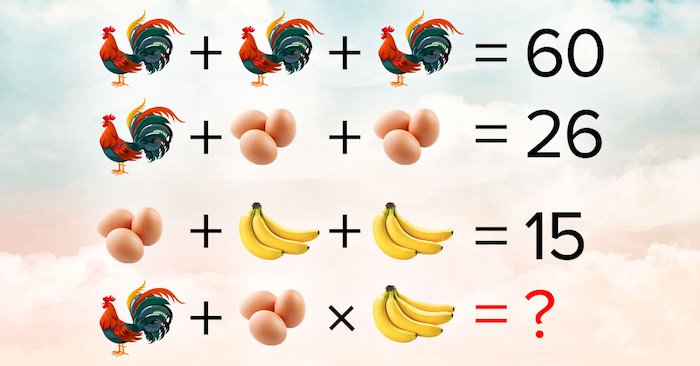 Matematikos uždavinys, kuris privers prisiminti mokyklos laikus