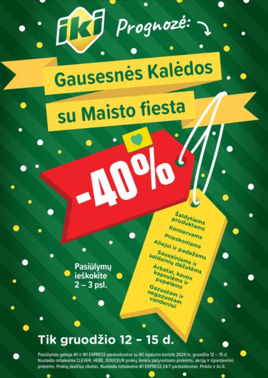 50 sav. savaitgalio akcijos Iki