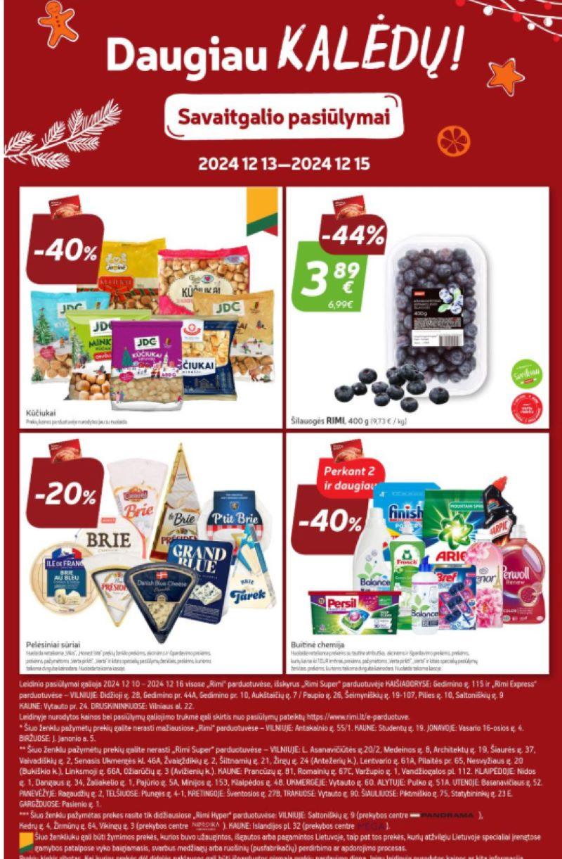50 sav. savaitgalio akcijos Rimi