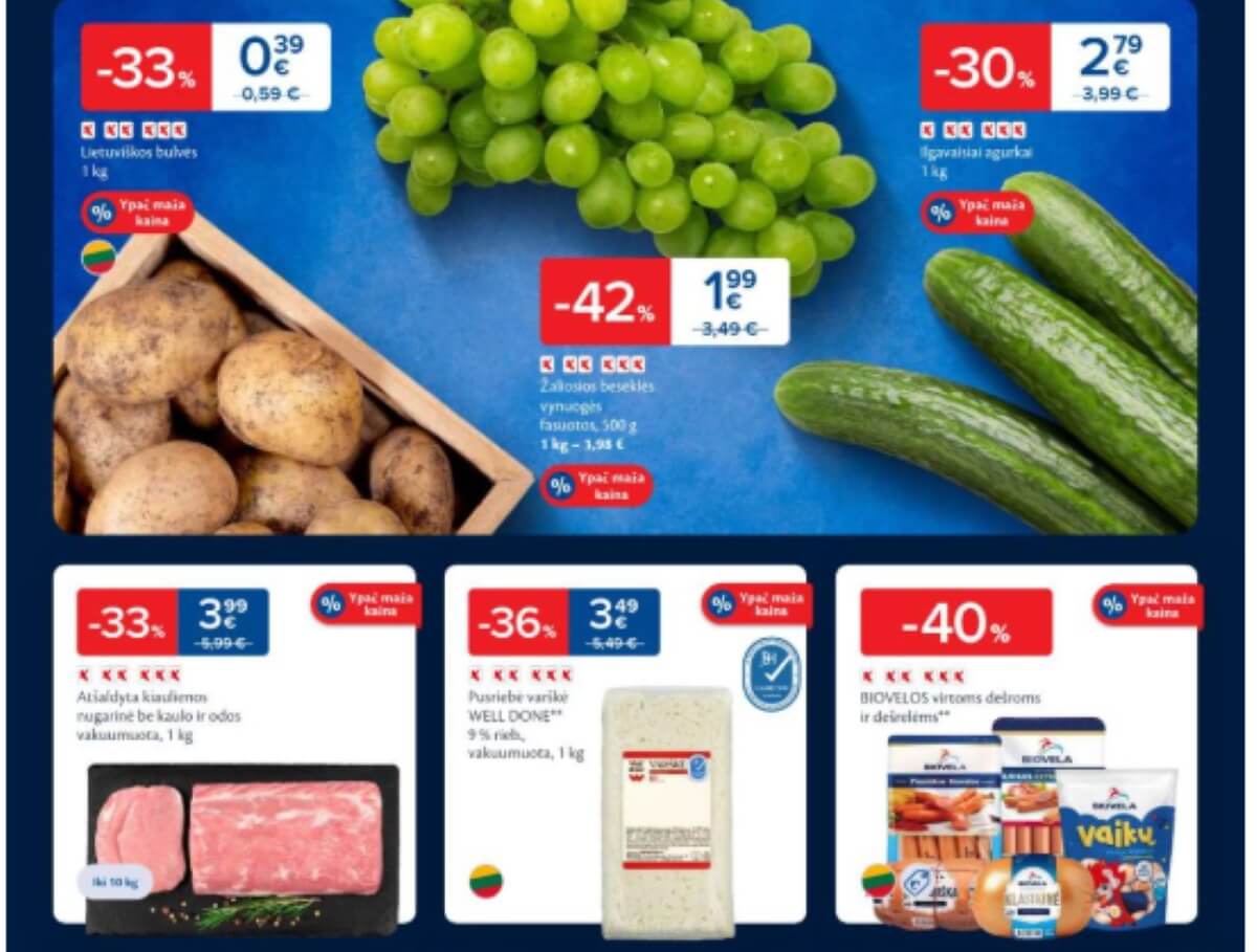 5 savaitės nuolaidos